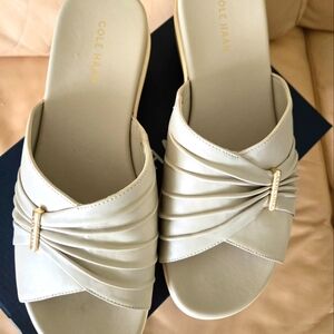 Cole Haan Slide Dandal Ivory Size 8